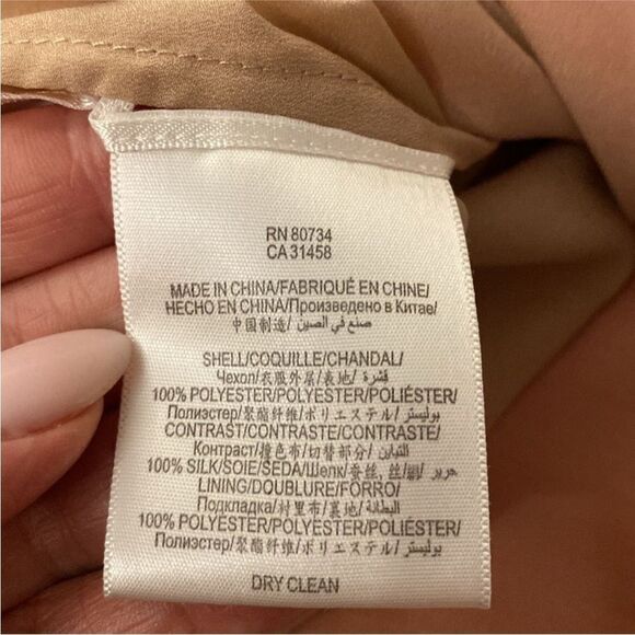 Bcbg Maxazria Runway Elegant Orange/red Chiffon Dress, S - Picture 10 of 10